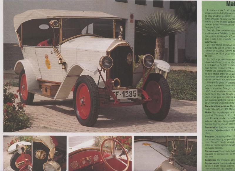 Automoviles antiguos de canarias modelo 17: Mathis