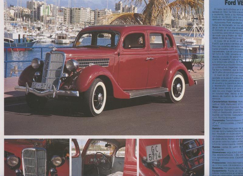 Automoviles antiguos de canarias modelo 18: Ford V8 Sedan