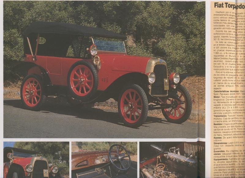 Automoviles antiguos de canarias modelo 20: Fiat Torpedo Sport 501 S