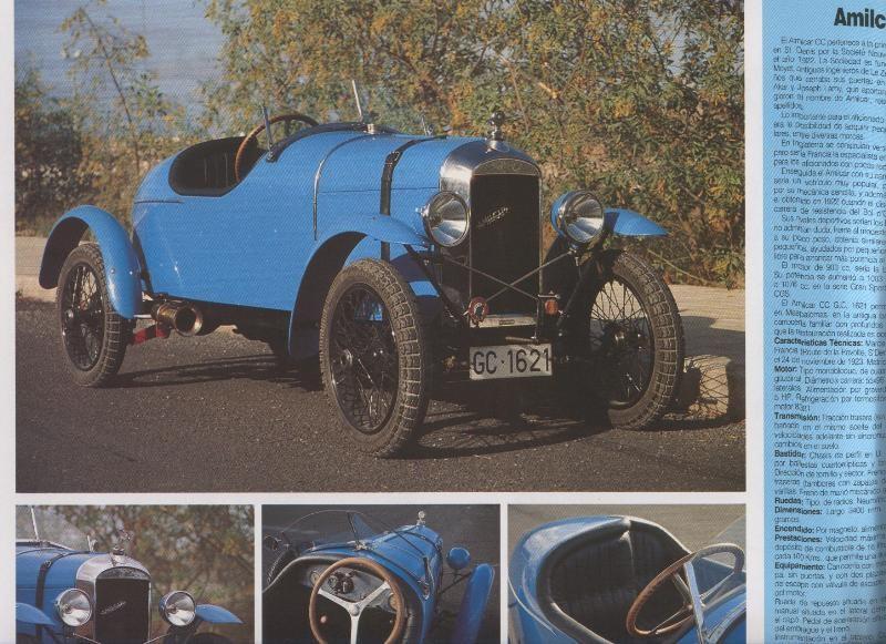 Automoviles antiguos de canarias modelo 23: Amilcar CC