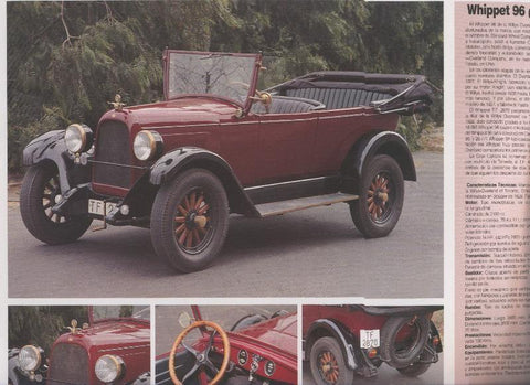 Automoviles antiguos de canarias modelo 27: Whippet 96 (willys Overland)