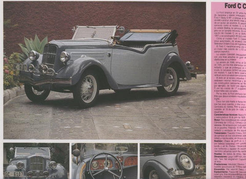 Automoviles antiguos de canarias modelo 28: Ford C Cabriolet