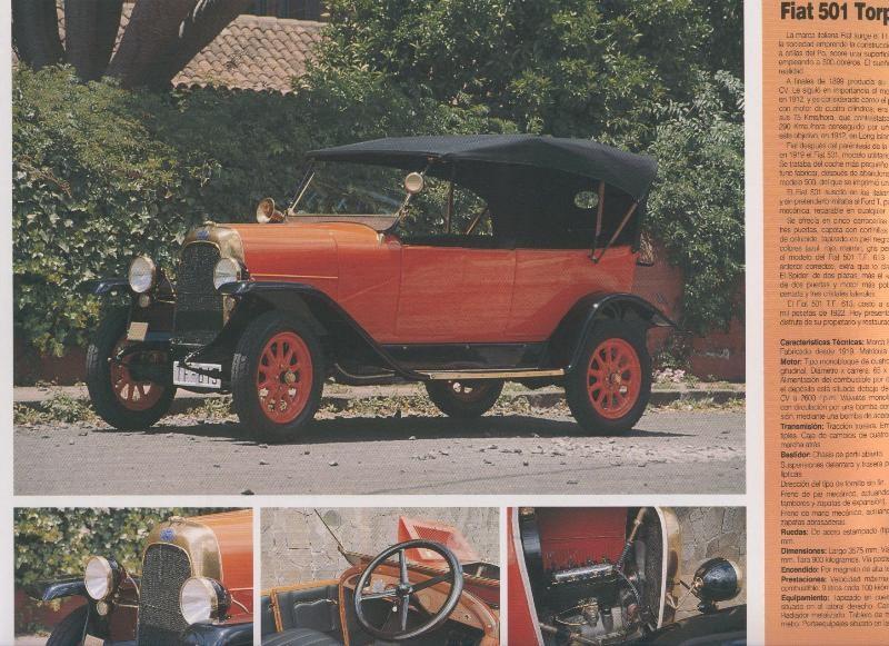 Automoviles antiguos de canarias modelo 29: Fiat 501 Torpedo de Lujo