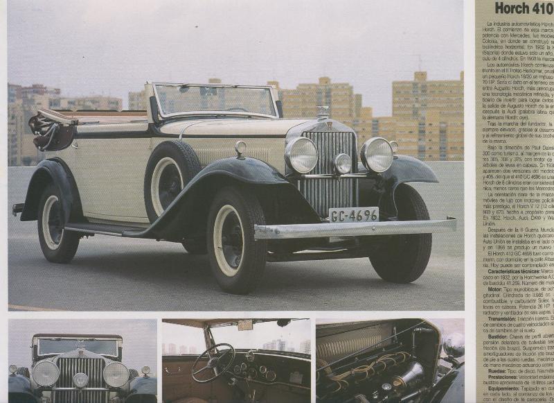 Automoviles antiguos de canarias modelo 32: Horch 410 Cabriolet