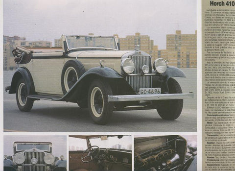 Automoviles antiguos de canarias modelo 32: Horch 410 Cabriolet