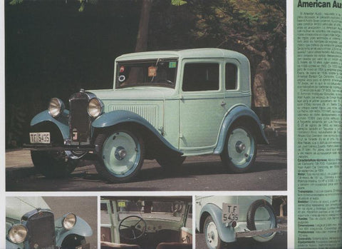 Automoviles antiguos de canarias modelo 35: American Austin de Luxe Coupe