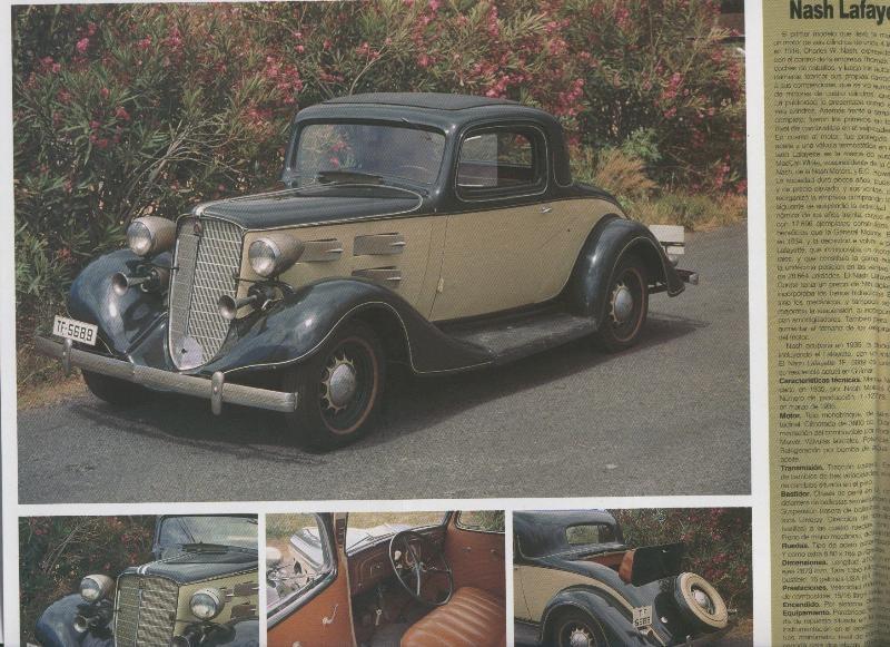 Automoviles antiguos de canarias modelo 39: Nash Lafayette Coupe
