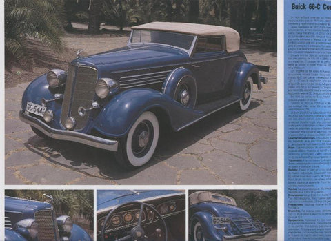 Automoviles antiguos de canarias modelo 43: Buick 66-C Convertible Coupe