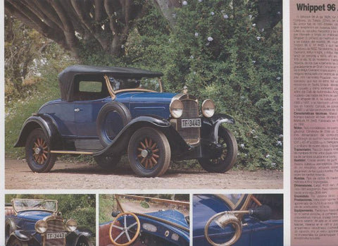 Automoviles antiguos de canarias modelo 48: Whippet 96 A Roadster