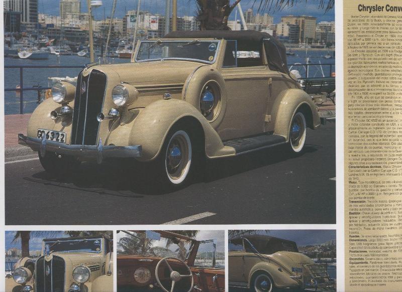 Automoviles antiguos de canarias modelo 50: Chrysler Convertible Coupe