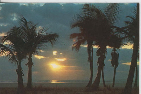 Postal 08126 :  Islas Canarias, atardecer