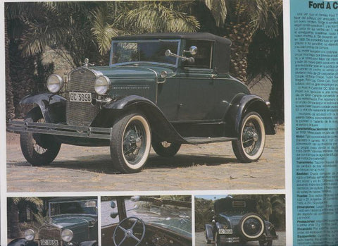 Automoviles antiguos de canarias modelo 24: Ford A Cabriolet