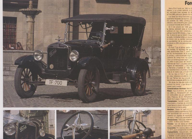 Automoviles antiguos de canarias modelo 06: Ford T