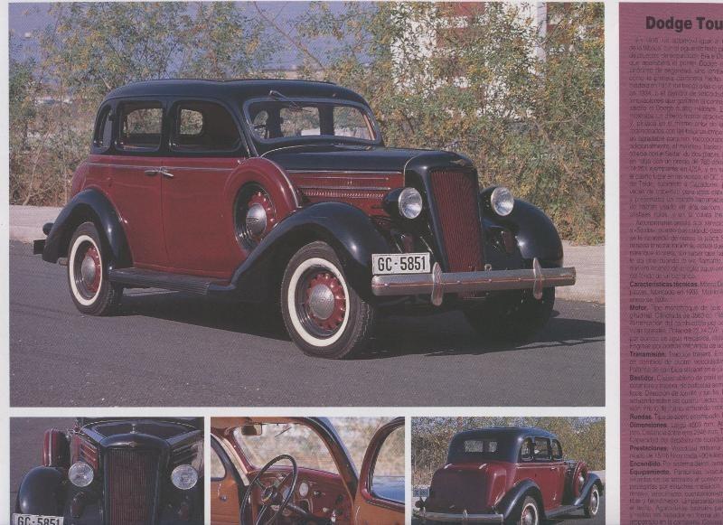 Automoviles antiguos de canarias modelo 49: Dodge Touring Sedan