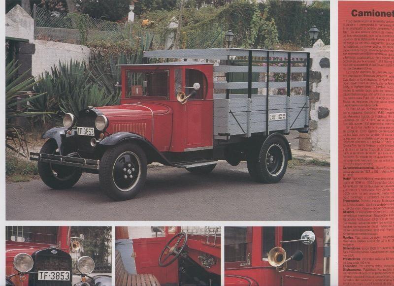 Automoviles antiguos de canarias modelo 46: Camioneta Ford AA