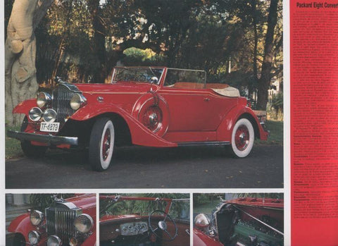 Automoviles antiguos de canarias modelo 51: Packard Eight Convertible Victoria Dietrich