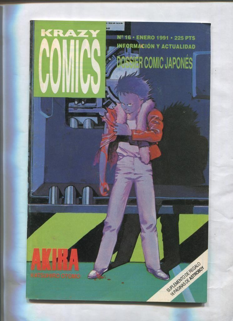 Krazy comics numero 16: Dossier comic japones con Astroboy-Akira