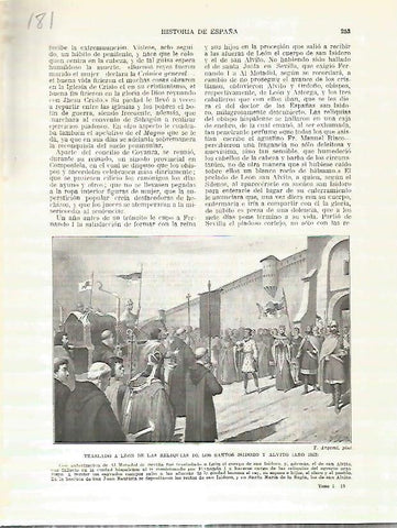 LAMINA 4694: Traslado a Leon de las reliquias de San Isidoro y San Alvito