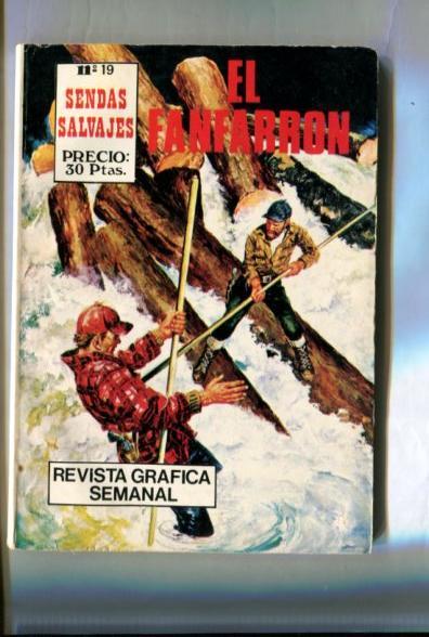 Sendas salvajes numero 19: Buck John: El fanfarron (numerada 2 en trasera)