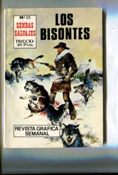 Sendas salvajes numero 23: Kit Carson: Los bisontes (numerada 2 en trasera)