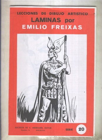 Lecciones de dibujo artistico serie numero 20: Dibujo a pluma de figuras por Emilio Freixas