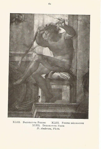 Lamina 955: MIGUEL ANGEL. Figura decorativa