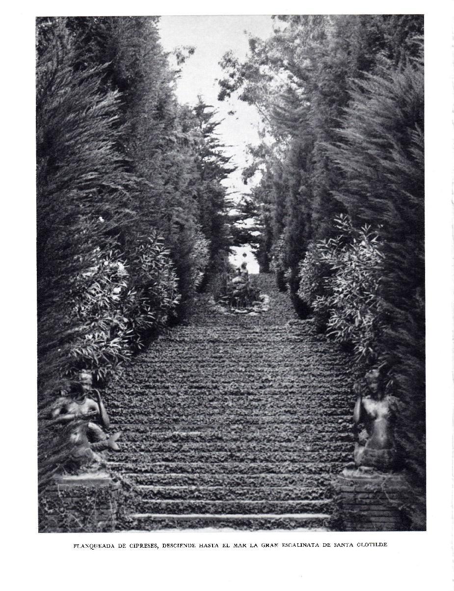 LAMINA 5652: Gran escalinata de Santa Clotilde