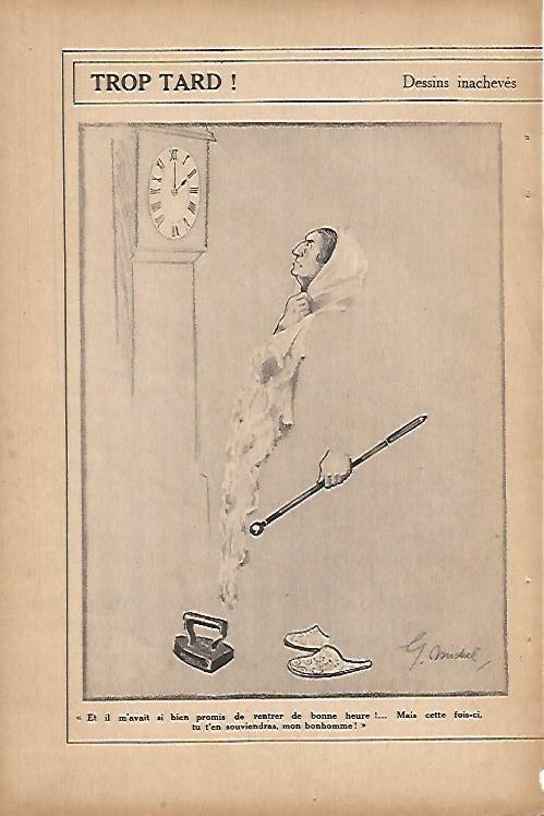 LAMINA 8414: Dibujo de G. Michel