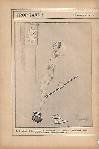 LAMINA 8414: Dibujo de G. Michel