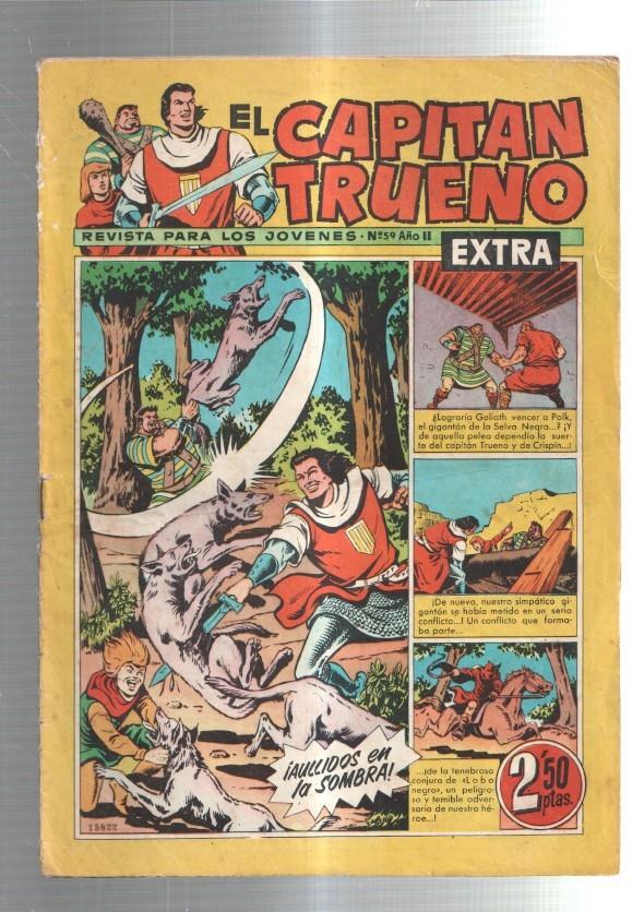 El Capitan Trueno Extra numero 059 (numerado 1 en trasera)