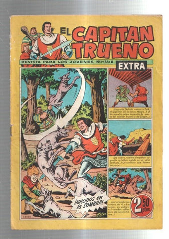 El Capitan Trueno Extra numero 059 (numerado 1 en trasera)
