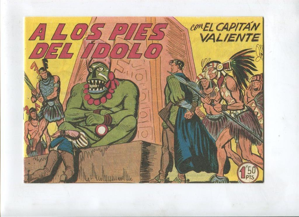 Facsimil: El Capitan Valiente numero 12: A los pies del idolo