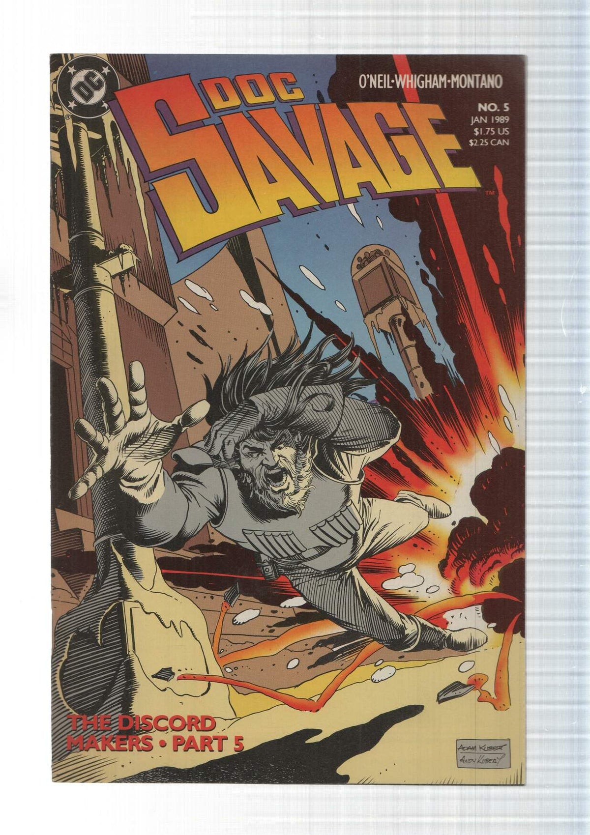 DC Comics: The Discord Makers part 5. Doc Savage numero 4