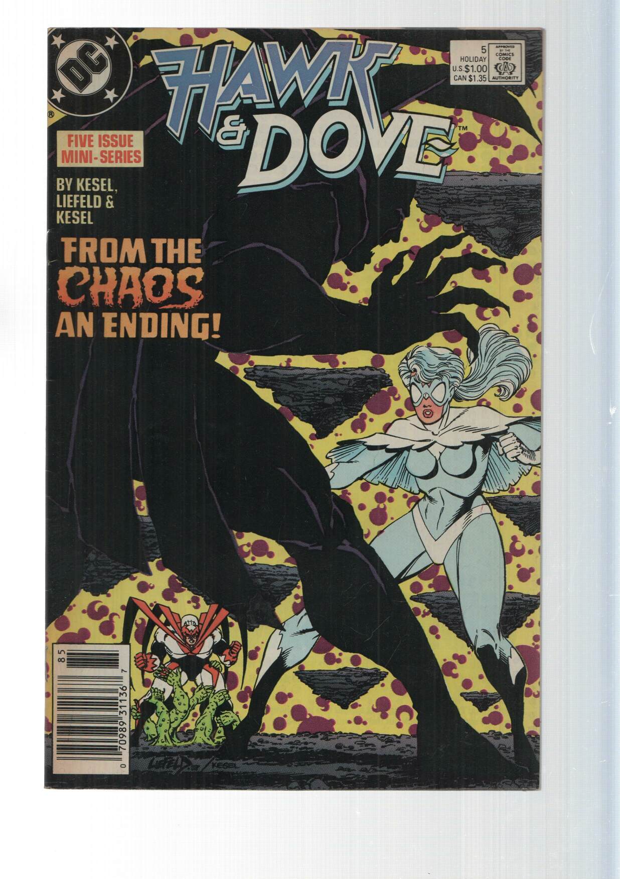DC Comics: From the Chaos an ending - Hawk and Dove numero 5. Five issue mini-series