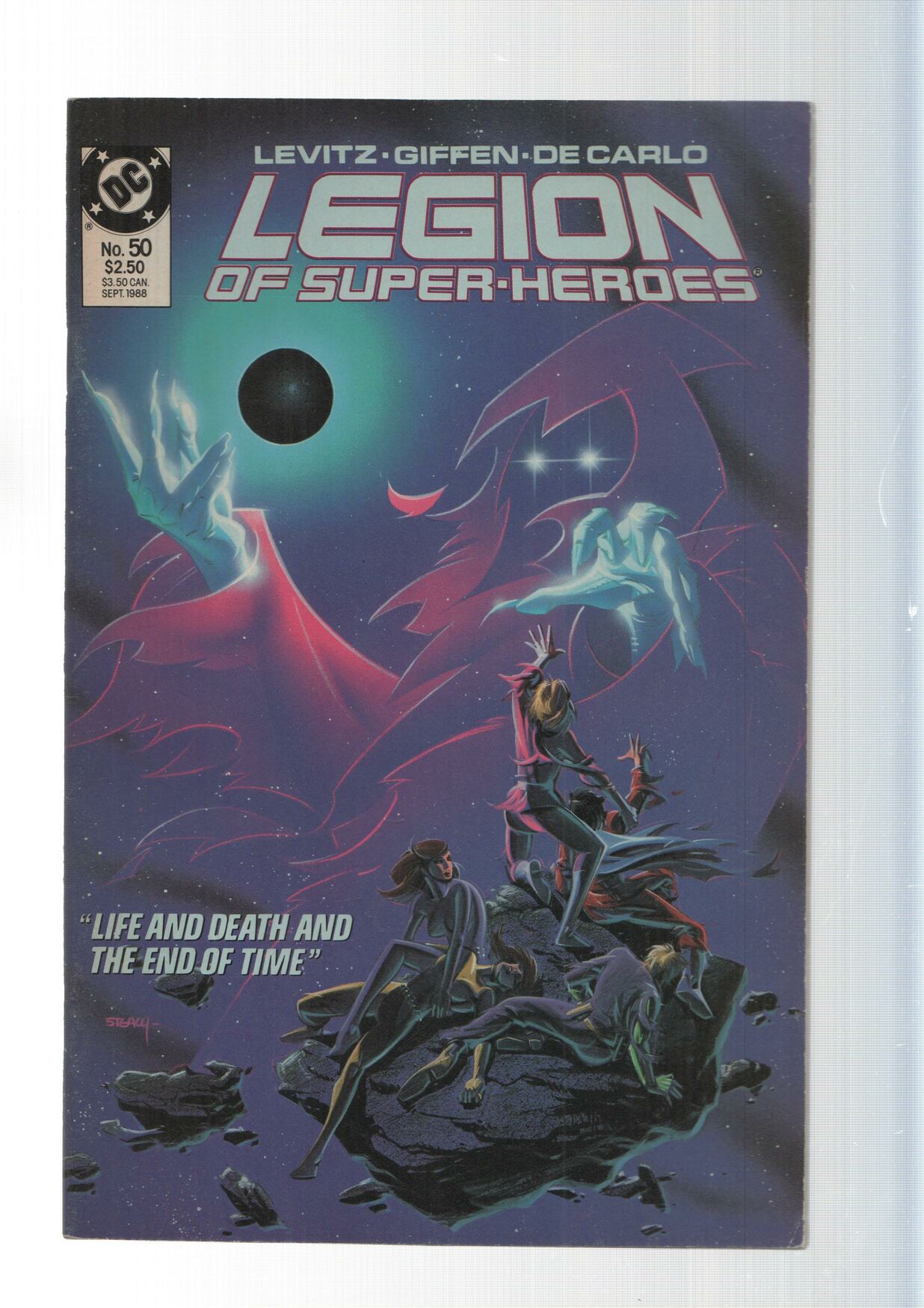 DC Comics: Life and death and the end of time. Legion of Super-Heroes numero 50