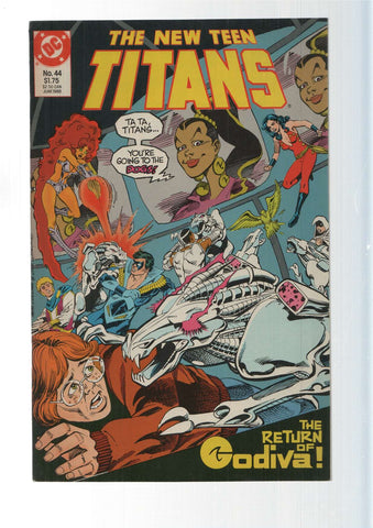DC Comics: The return of Godiva - The New Teen Titans 44 by Wolfman