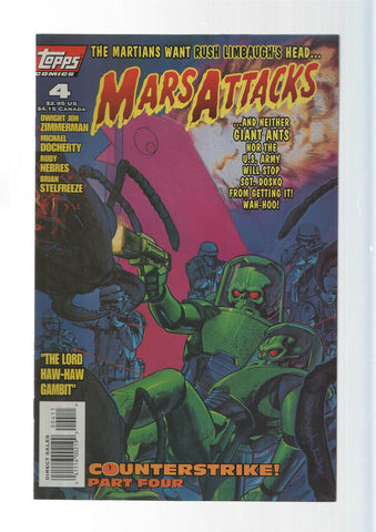 Topps Comics: Counterstrike part 4: The Lord Haw Haw Gambit- Mars Attacks Volume 2, number 4