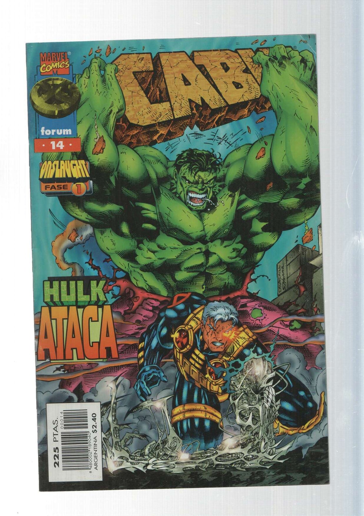 Planeta: Cable volumen 2 numero 14: Onslaught , fase 1