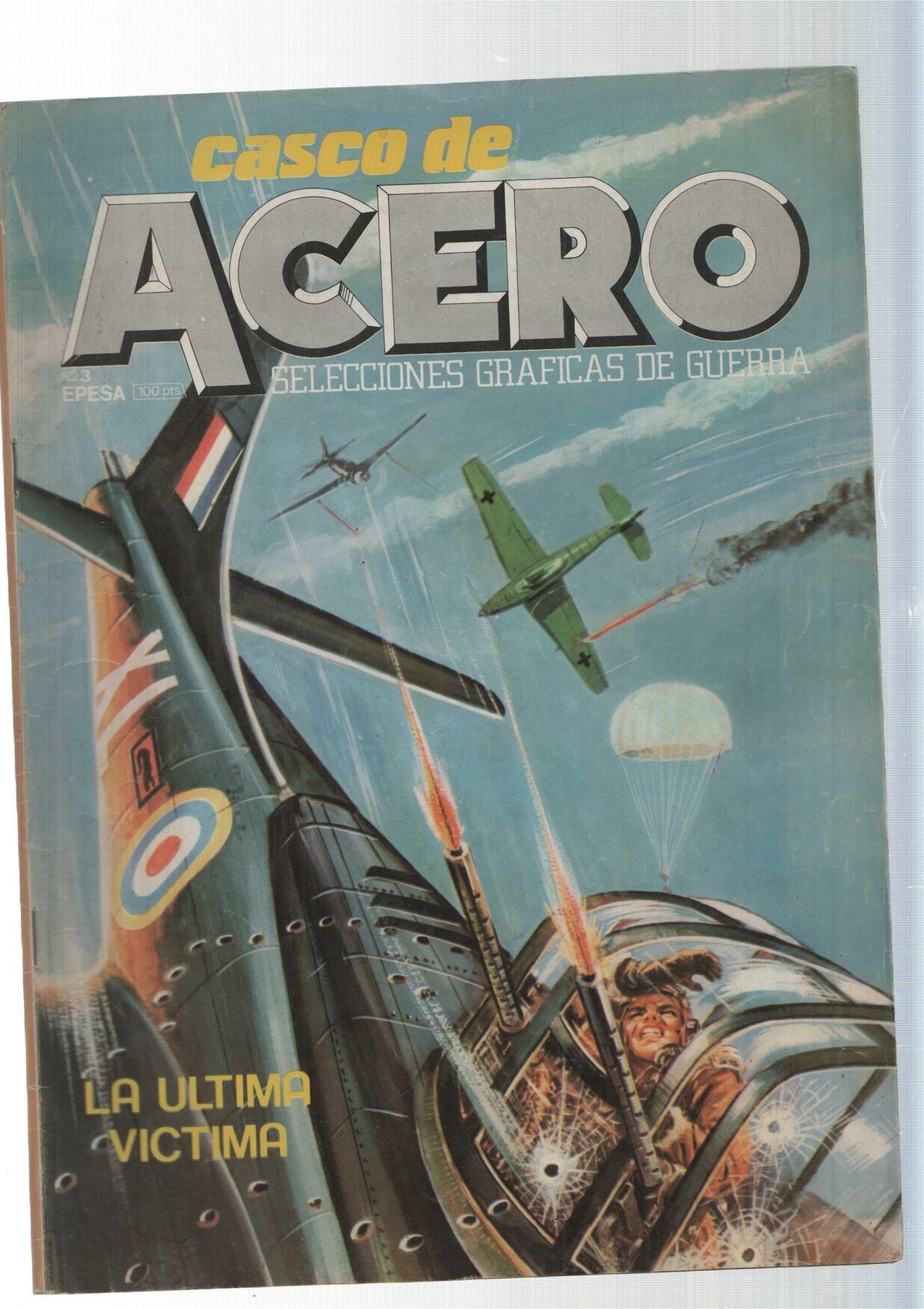 Casco de Aceero numero 3: La ultima victima, Sentencia de fuego