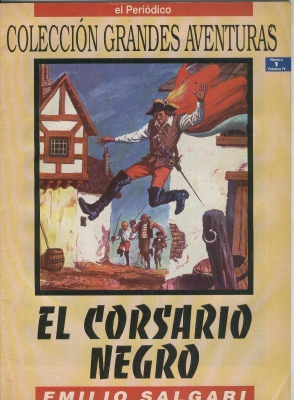 Grandes Aventuras volumen 4 numero 01: El Corsario Negro (numerado 3 en trasera)