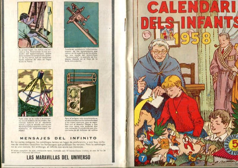 Els Infants numero 07: Calendari para 1958