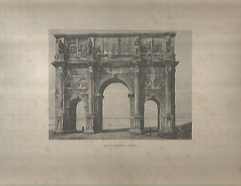 LAMINA 9572: Arco de Constantino en Roma