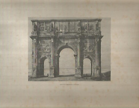 LAMINA 9572: Arco de Constantino en Roma
