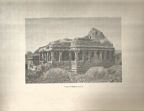 LAMINA 9580: Templo de Durga India