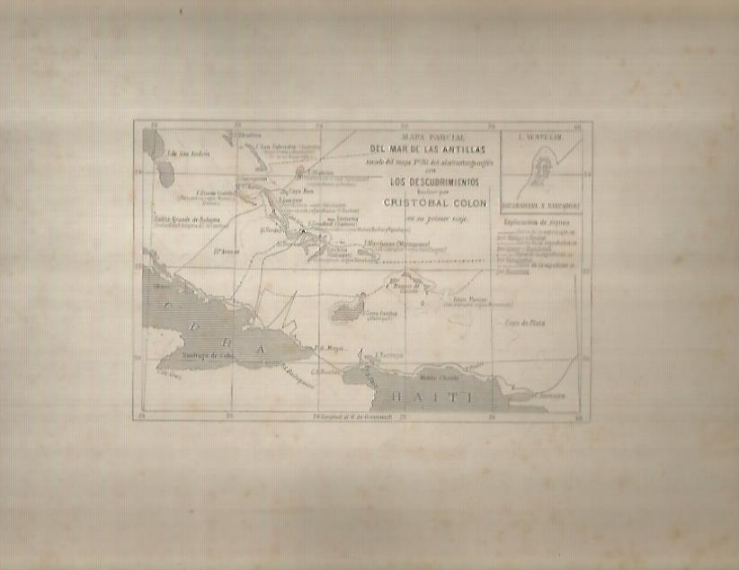 LAMINA 9581: Mapa parcial del Mar de las Antillas