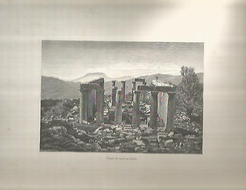 LAMINA 9585: Templo de Apolo en Figalia