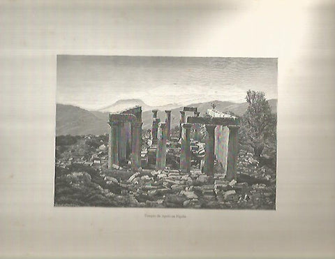 LAMINA 9585: Templo de Apolo en Figalia