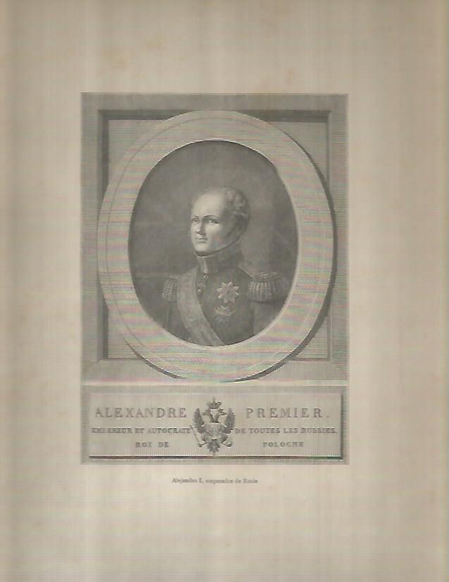 LAMINA 9591: Alejandro I emperador de Rusia