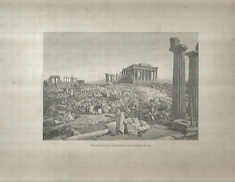 LAMINA 9594: Acropolis de Atenas