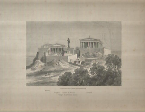 LAMINA 9595: Recostruccion de la Acropolis de Atenas